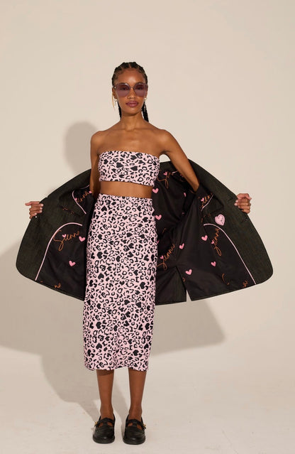 Pink Panther Skirt and Cropped Top