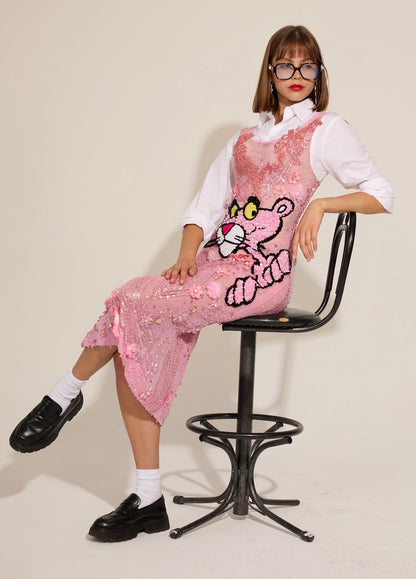 Dress with Pink Panther Face